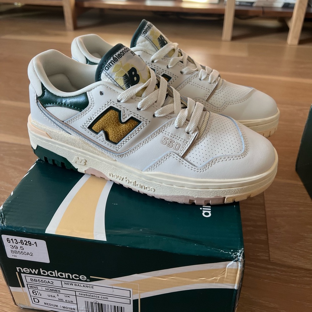 Aime Leon Dore New Balance 550 Natural Green